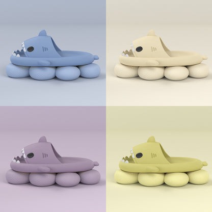 (Top Pick)Cartoon Shark Slippers  Cutes Soft Slipper Indoor Outdoor for Couples