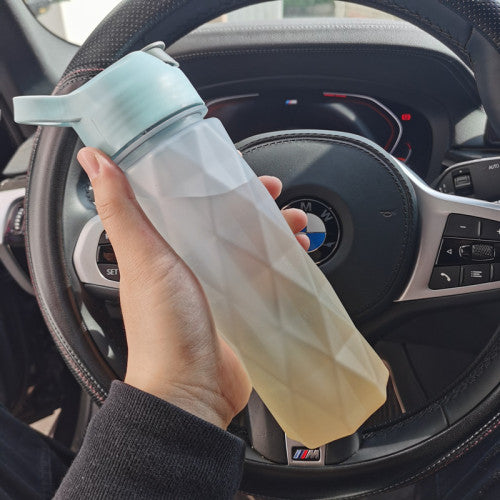 (New Arrival) Spray Water Bottle For Girls Outdoor Sport Fitness Water Cup Large Capacity Spray Bottle Drinkware Travel Bottles Kitchen Gadgets
