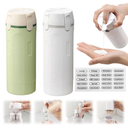 (New Arrival) 4 In 1 Travel Dispenser Portable Travel Bottles Leak Proof Leakproof Travel Container For Perfume Shampoo Conditioner Lotion