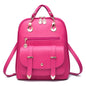 Female bag fashion PU leather dual-use backpack