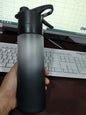 (New Arrival) Spray Water Bottle For Girls Outdoor Sport Fitness Water Cup Large Capacity Spray Bottle Drinkware Travel Bottles Kitchen Gadgets