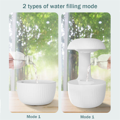 (Top Pick)Anti-gravity Air Humidifier Mute Countercurrent Humidifier Levitating Water Drops Cool Mist Maker Fogger Relieve Fatigue