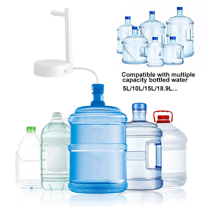 (New Arrival) Desk Dispenser Electric Water Gallon Automatic Water Bottle Dispenser Rechargeable Water Dispenser