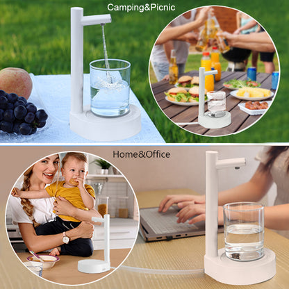 (New Arrival) Desk Dispenser Electric Water Gallon Automatic Water Bottle Dispenser Rechargeable Water Dispenser