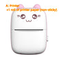 (Top Pick)Mini Printer Portable Mini Bluetooth WiFi New Wrong Printer Mobile Phone Photo Title Note Hot Print Pocket Student Error Label Printer