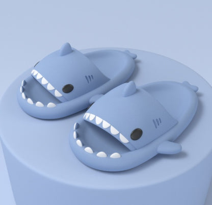 (Top Pick)Cartoon Shark Slippers  Cutes Soft Slipper Indoor Outdoor for Couples