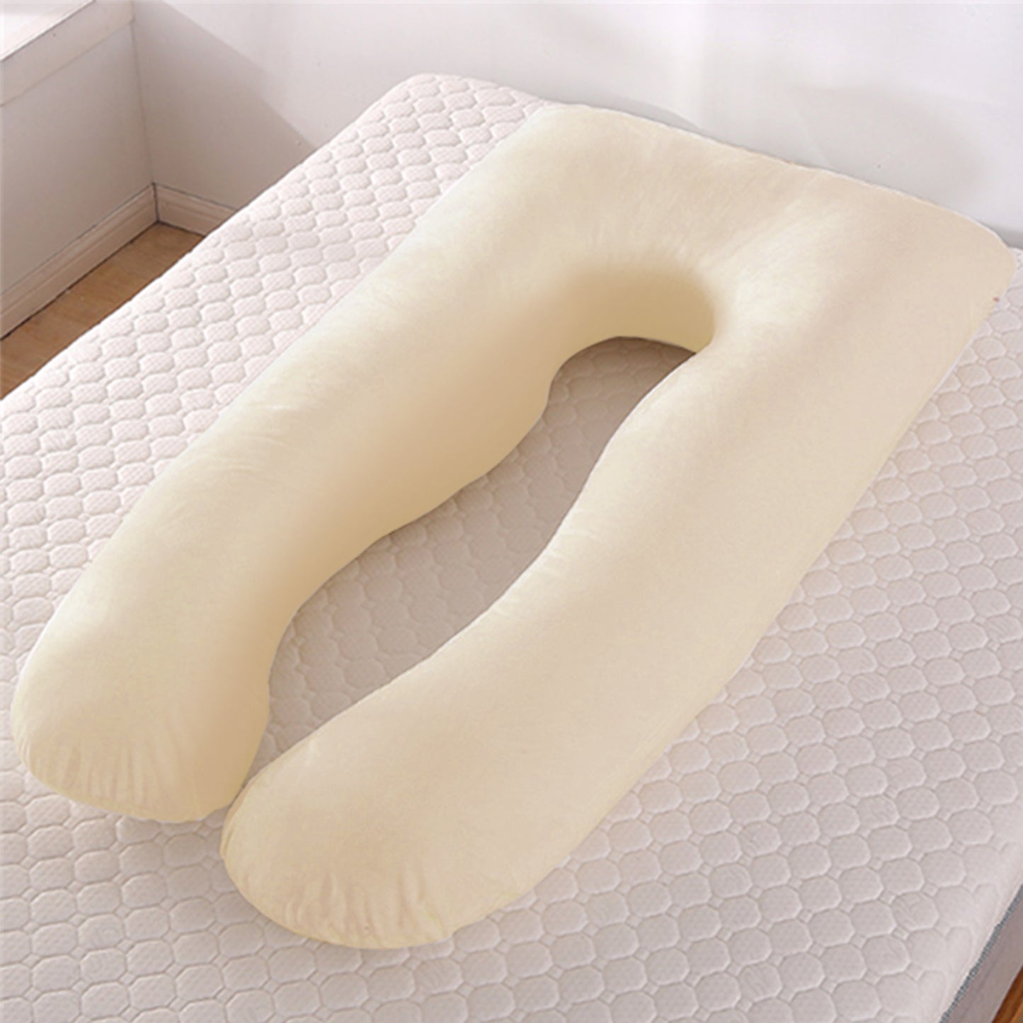 (New Arrival) Summer Sleeping Support Pillow For Pregnant Women U Shape Maternity Pillows Pregnancy Ice Silk