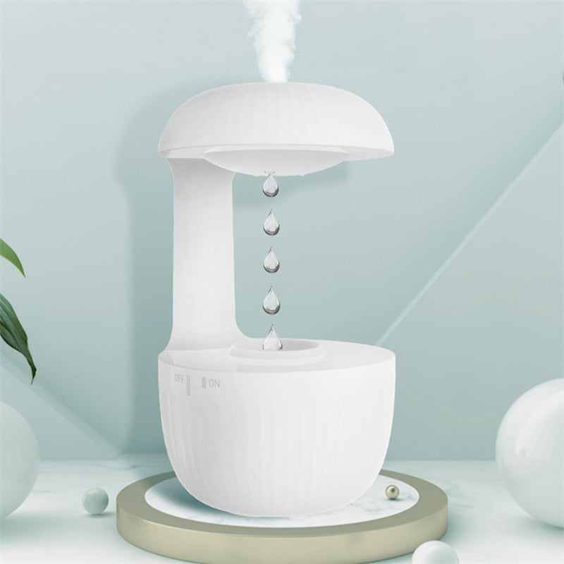 (Top Pick)Anti-gravity Air Humidifier Mute Countercurrent Humidifier Levitating Water Drops Cool Mist Maker Fogger Relieve Fatigue