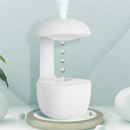 (Top Pick)Anti-gravity Air Humidifier Mute Countercurrent Humidifier Levitating Water Drops Cool Mist Maker Fogger Relieve Fatigue