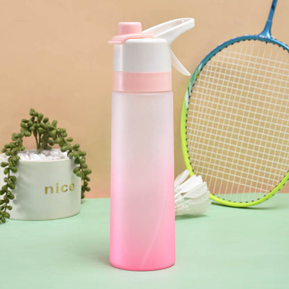 (New Arrival) Spray Water Bottle For Girls Outdoor Sport Fitness Water Cup Large Capacity Spray Bottle Drinkware Travel Bottles Kitchen Gadgets