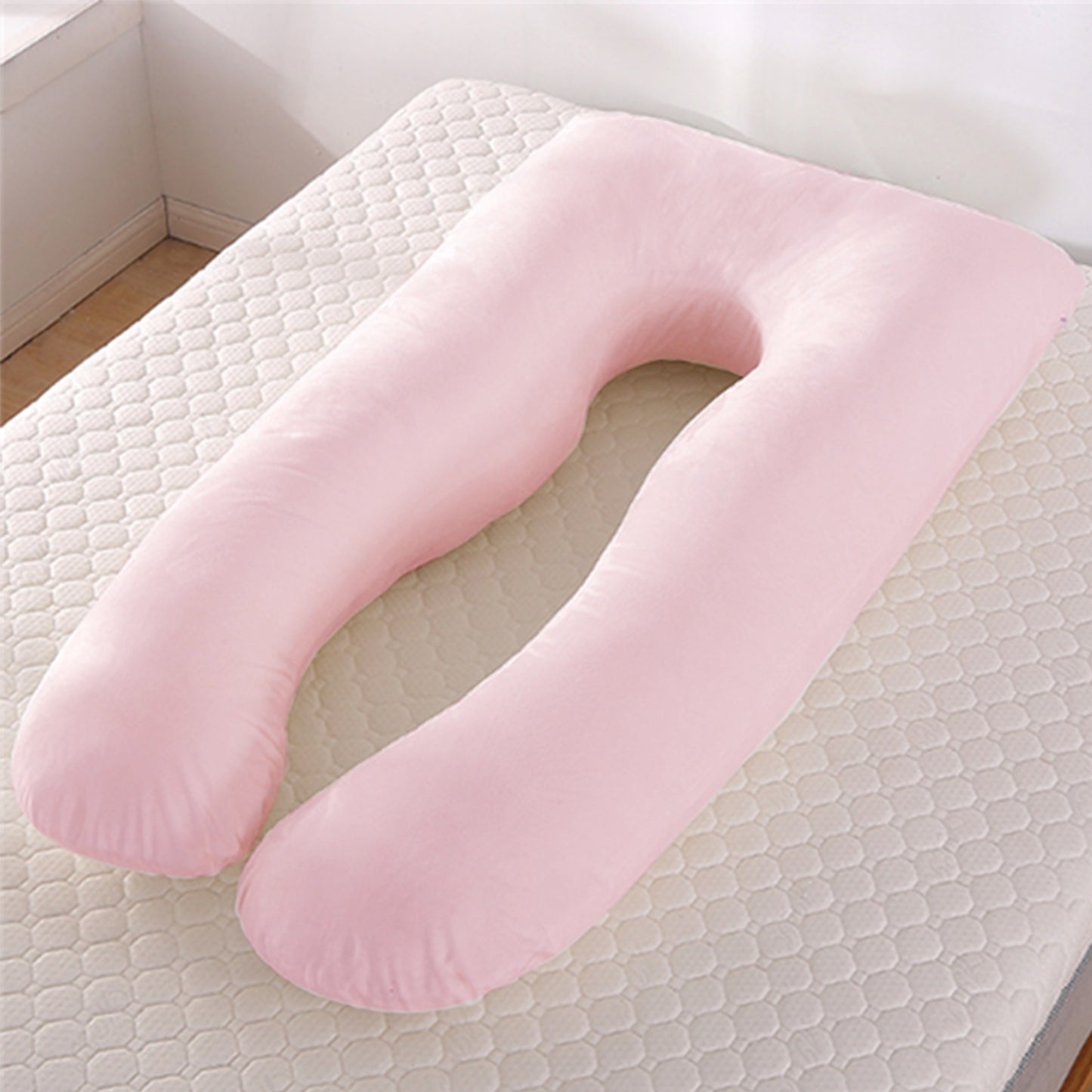 (New Arrival) Summer Sleeping Support Pillow For Pregnant Women U Shape Maternity Pillows Pregnancy Ice Silk