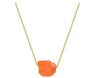 (New Arrival) Hot Selling Stone Crystal Pillar Tree Of Life Pendant Ins Fashion Necklace