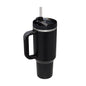 (Top Pick) 40 Oz Tumbler With Handle Straw Insulated, Stainless Steel Spill Proof Vacuum Coffee Cup Tumbler With Lid Tapered Mug Gifts For Valentine Lover Suitable For Car Gym Office Travel