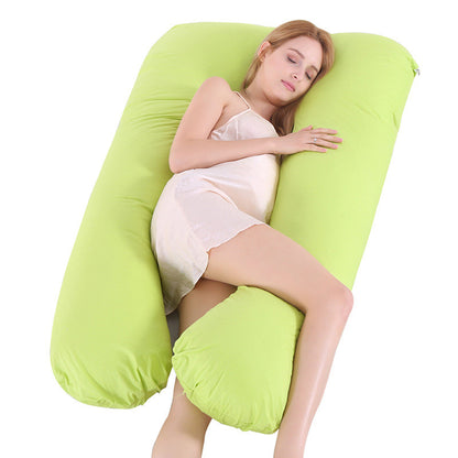 (New Arrival) Summer Sleeping Support Pillow For Pregnant Women U Shape Maternity Pillows Pregnancy Ice Silk
