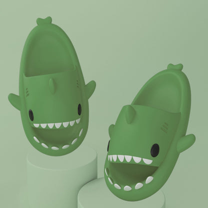 (Top Pick)Cartoon Shark Slippers  Cutes Soft Slipper Indoor Outdoor for Couples
